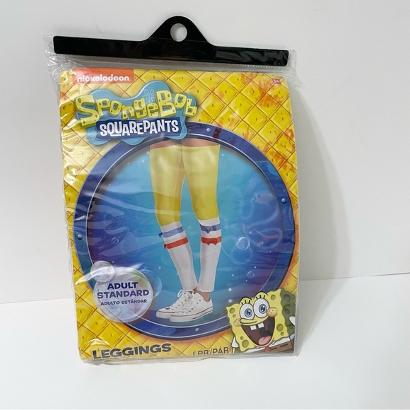 SpongeBob SquarePants Adult Leggings - Picture 1 of 11